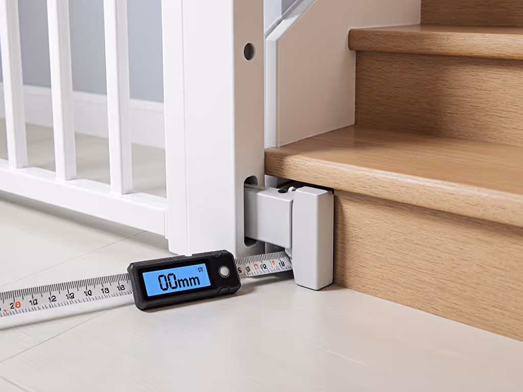 threshold_measurement_showing_0mm_gap_under_retractable_gate