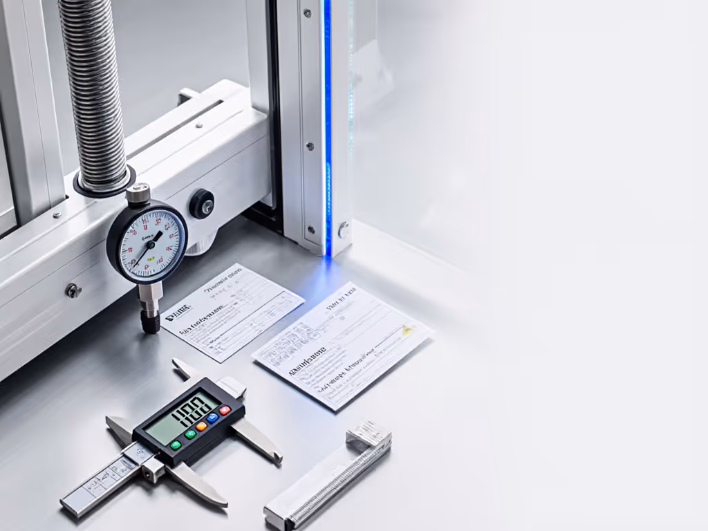 pressure_gate_indicator_testing_setup_showing_digital_gauge_and_deflection_measurements