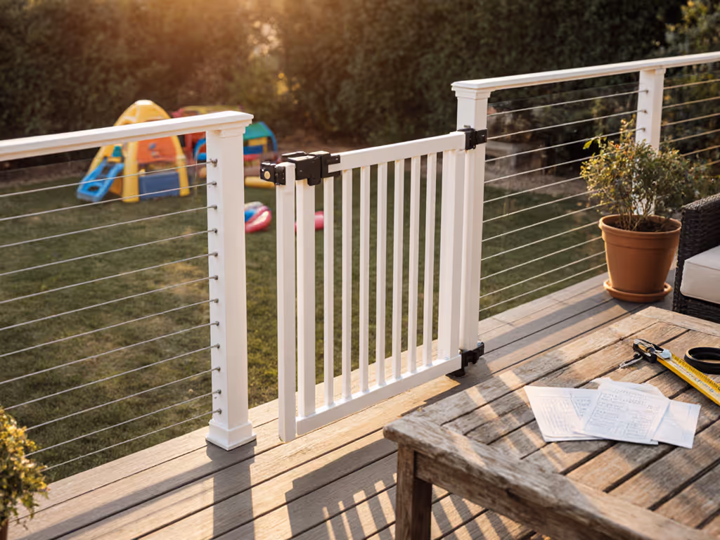 Outdoor Safety Gates: Damage-Free Patio Solutions